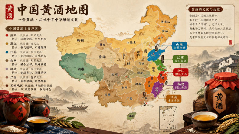 黄酒地图：绍兴 · 房县 · 丹阳