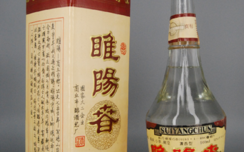 河南名优酒:90年代商丘睢阳春酒