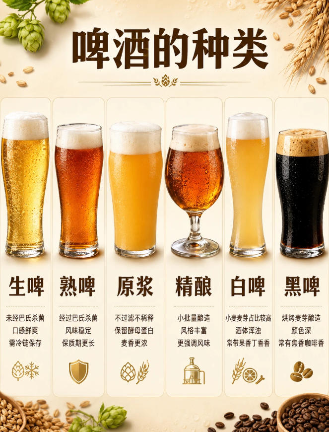 啤酒怎么选?精酿、原浆、纯生、IPA、白啤一篇讲透