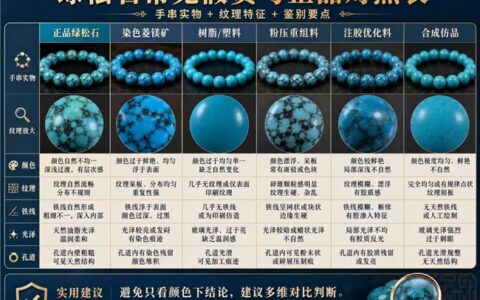 新手买绿松石选什么品牌最稳妥？2026认准产品按瓷度清晰划分入门进阶收藏三大梯度
