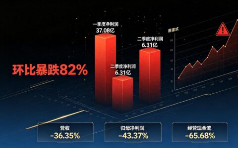 二季度净利暴跌 80%！泸州老窖半年营收大跌 36%，业绩雪崩！