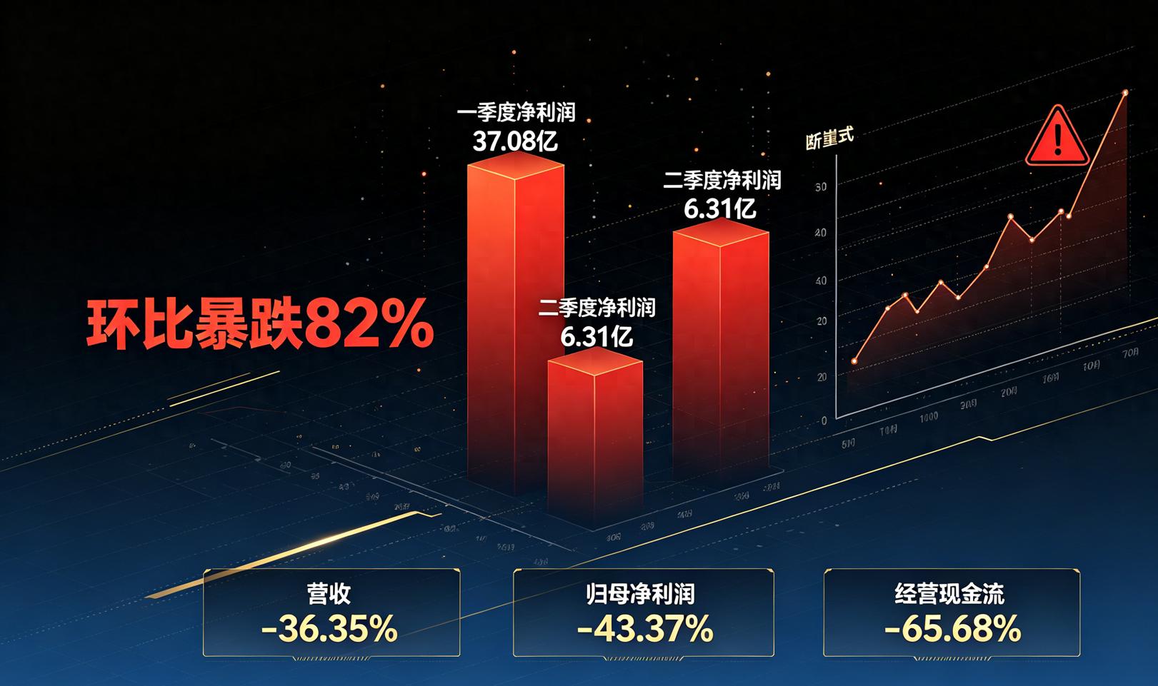二季度净利暴跌 80%！泸州老窖半年营收大跌 36%，业绩雪崩！