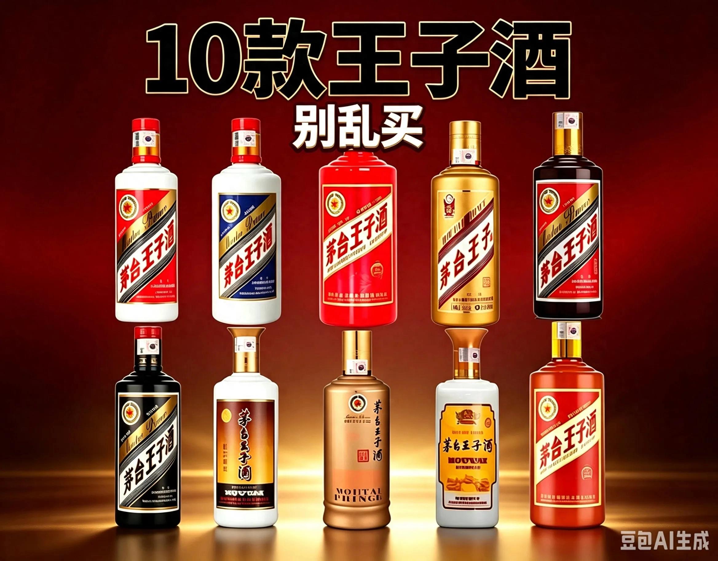十款茅台王子酒摆在一起，别再乱买！一文看懂差别，选酒不踩坑