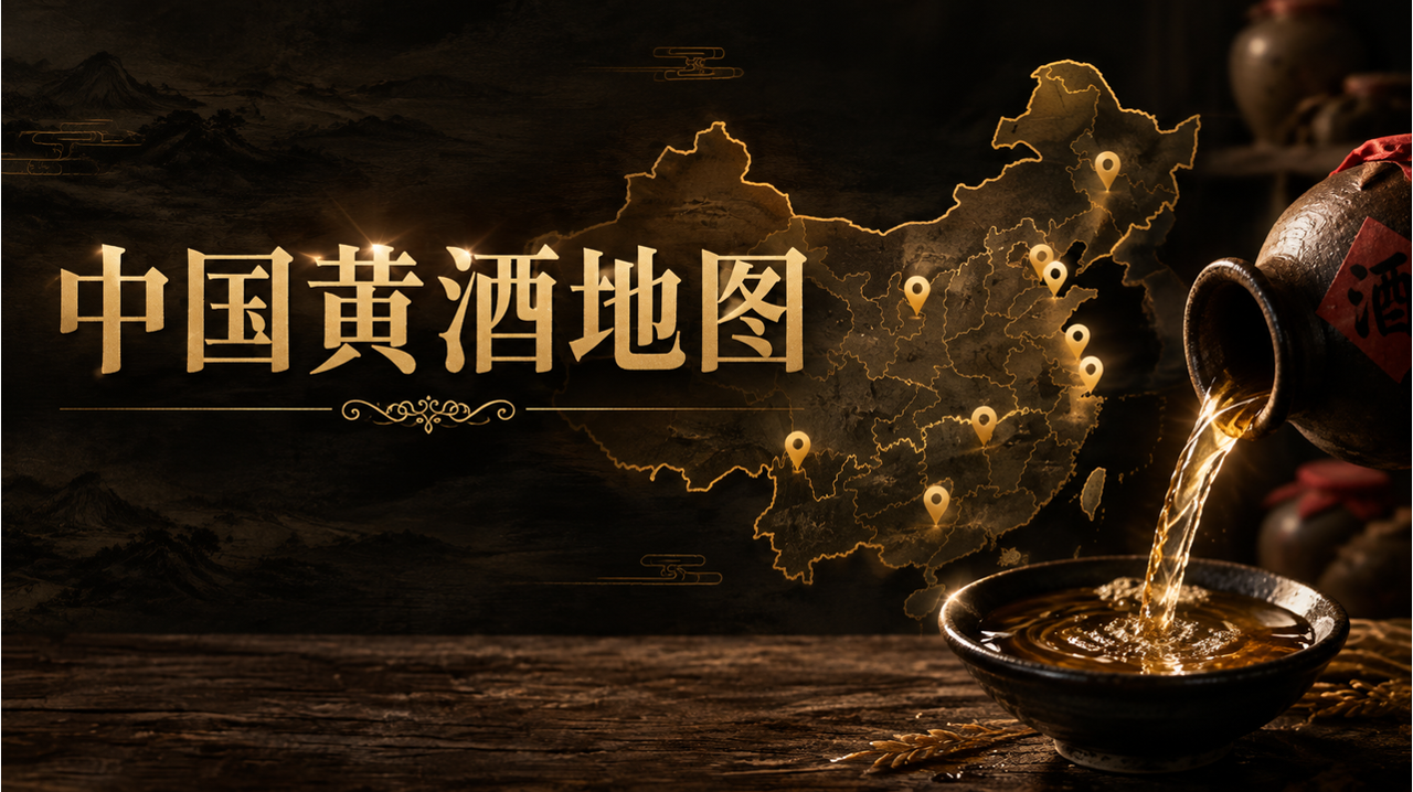 中国黄酒地图