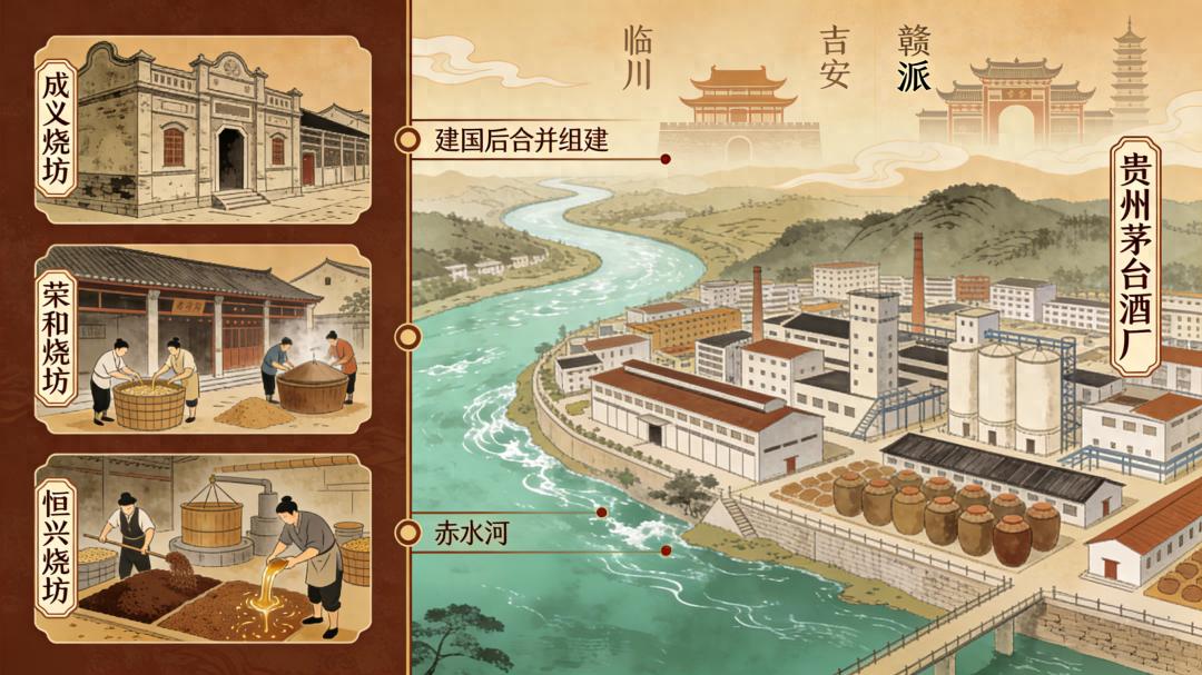 茅台酒厂的前世今生:茅台酒厂是1951建厂,它的前世是三茅?