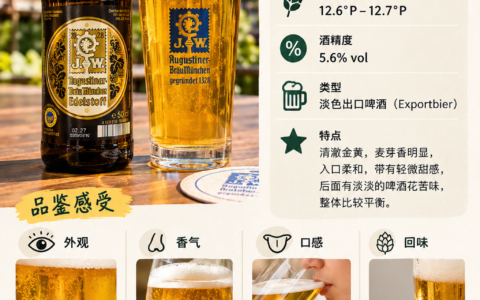 每天一瓶德国啤酒 第1瓶 慕尼黑的 Augustiner Edelstoff