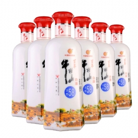 百年牛栏山58度500毫升(六瓶套装)