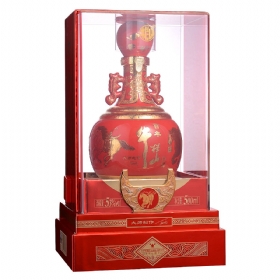 百年牛栏山53度500毫升(大师之作马上有福)