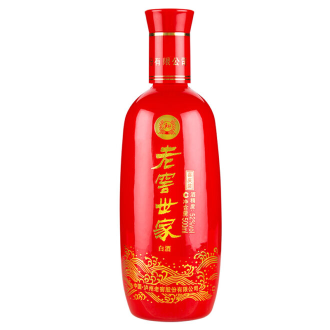泸州老窖世家52度500毫升（喜庆装）