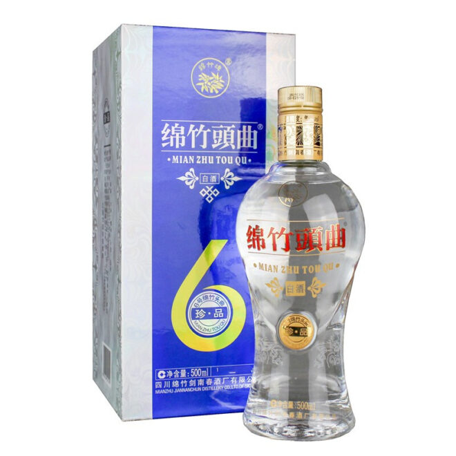 剑南春绵竹头曲52度500毫升（珍品6号）（500ml）