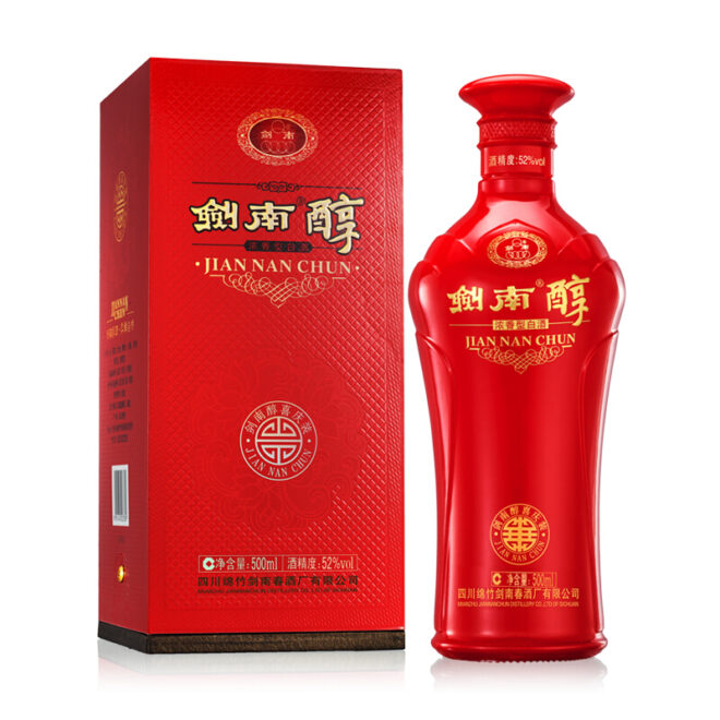 剑南春剑南醇52度500毫升（喜庆装）