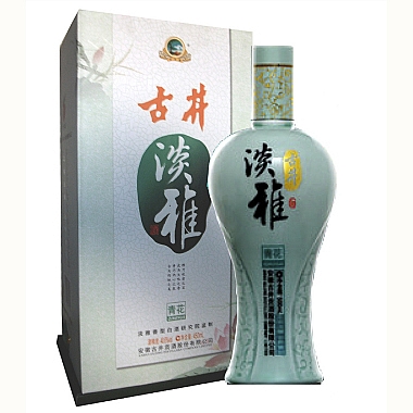 古井花系淡雅40.6度450毫升（青花） 产品图