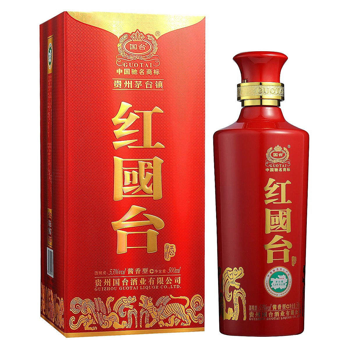 国台53度500毫升（红国台）