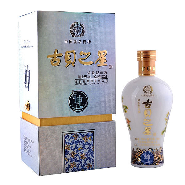 古贝春 古贝之星38度500毫升（乾坤仁和-坤酒） 产品图