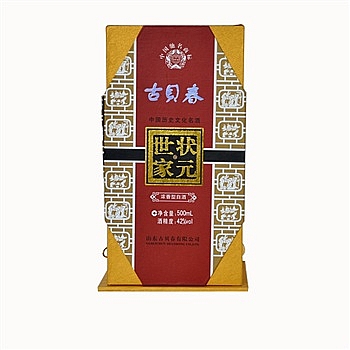 古贝春42度500毫升（状元世家） 产品图