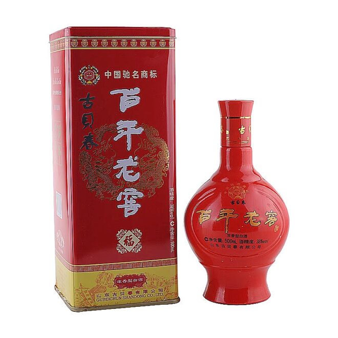 古贝春百年老窖38度500毫升（铁盒装） 产品图
