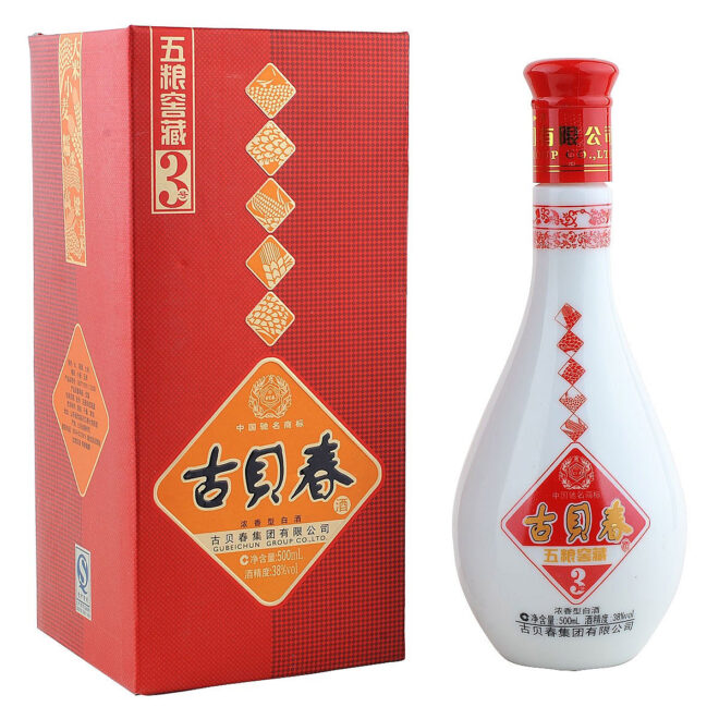 古贝春38度500毫升（五粮窖藏3号） 产品图