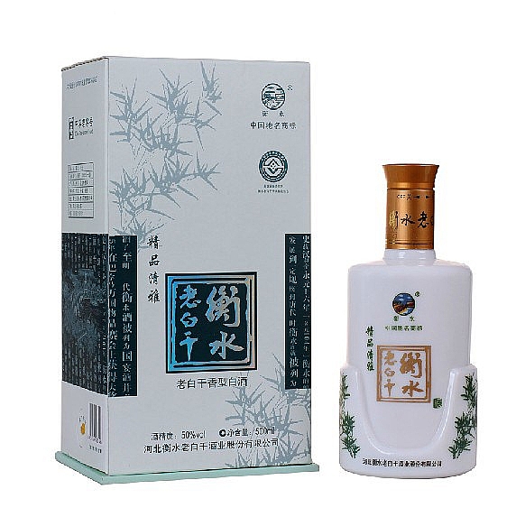 衡水老白干50度500毫升（精品清雅） 产品图