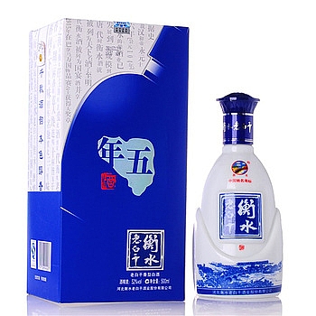 衡水老白干5年年份酒52度500毫升 产品图