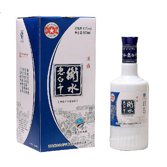 衡水老白干41度500毫升（淡雅） 产品图
