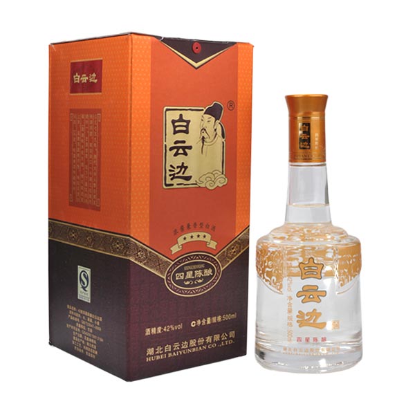 白云边星级42度500毫升（四星陈酿）（500ml） 产品图