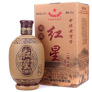 红星二锅头窖藏45度450毫升 产品图