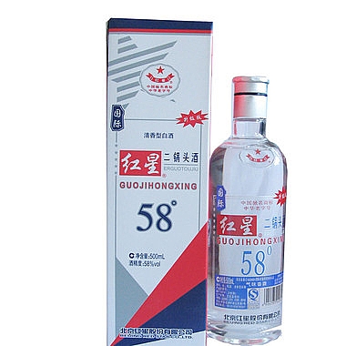 红星二锅头国际58度500毫升 产品图