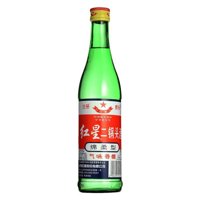 红星二锅头46度450毫升（绵柔） 产品图