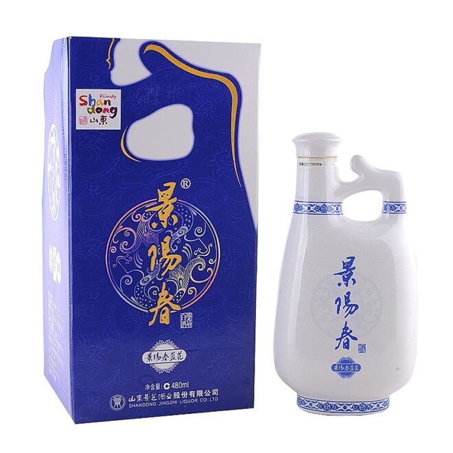 景芝景阳春32度480毫升（蓝花） 产品图