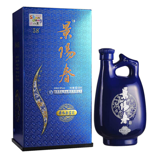 景芝景阳春38度500毫升（蓝瓷新品） 产品图