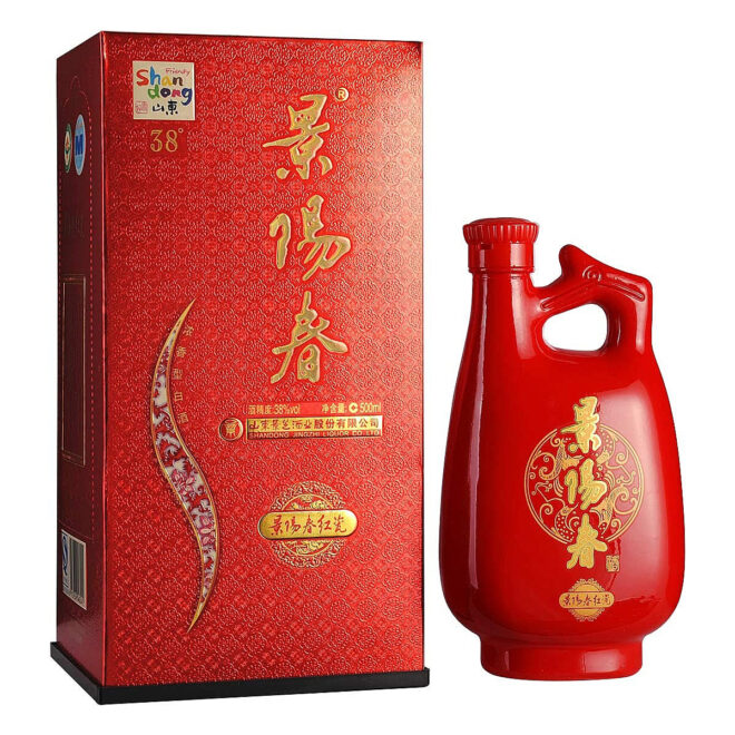 景芝景阳春38度500毫升（红瓷新品） 产品图