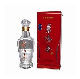 景芝景阳春38度500毫升（迎宾酒红铁盒） 产品图