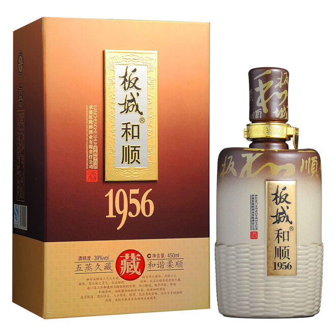 板城烧锅 板城和顺39度450毫升（1956） 产品图