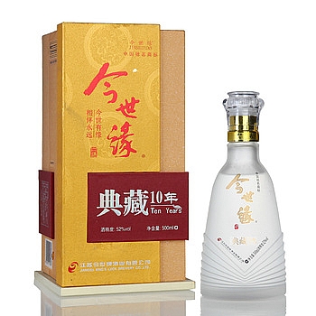 今世缘10年典藏52度500毫升（500ml） 产品图