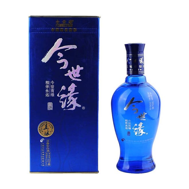 今世缘真酿42度500毫升（高档蓝） 产品图