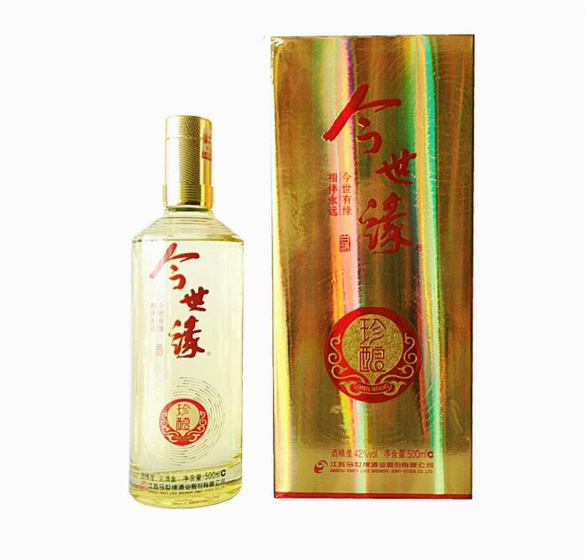 今世缘42度500毫升（金珍酿黄彩瓶） 产品图