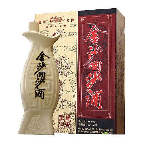 金沙回沙酒52度500毫升（鱼儿酒） 产品图