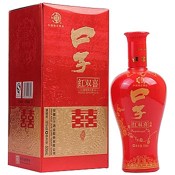 口子酒38度500毫升（红双喜）