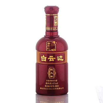 白云边红运系列42度500毫升（红九年）