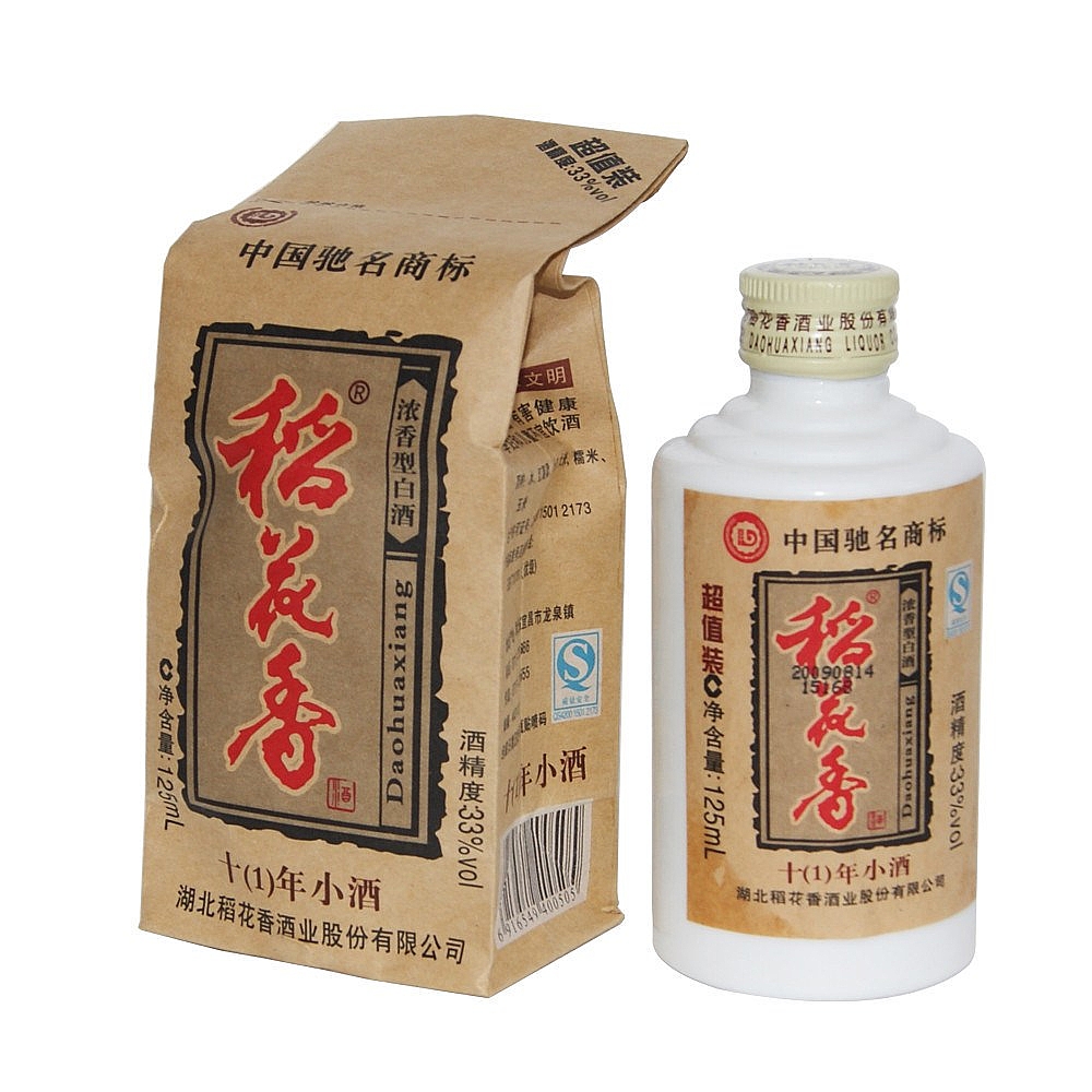 稻花香10年陈酿33度125毫升