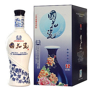 洋河52度500毫升（国花瓷淡雅12） 产品图