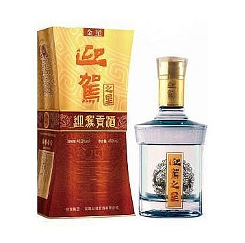 迎驾贡酒42度450毫升（迎驾之星 金星） 产品图
