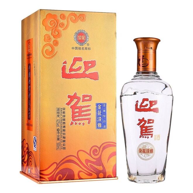迎驾42度500毫升（金花淡雅） 产品图