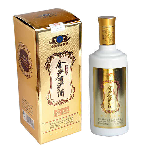 金沙回沙酒51度500毫升（金五星 ）