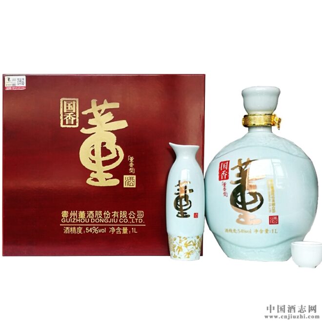 董酒国香54度董香型1000ml木质礼盒装 产品图