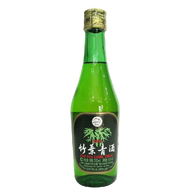 汾酒竹叶青酒45度250毫升（出口玻璃瓶） 产品图