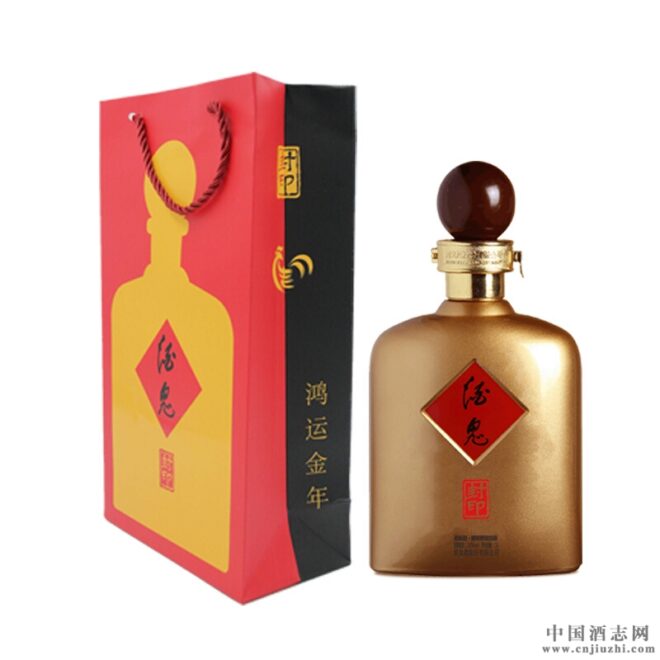 酒鬼酒封印酒鬼金瓶52度馥郁香型1000ml 产品图