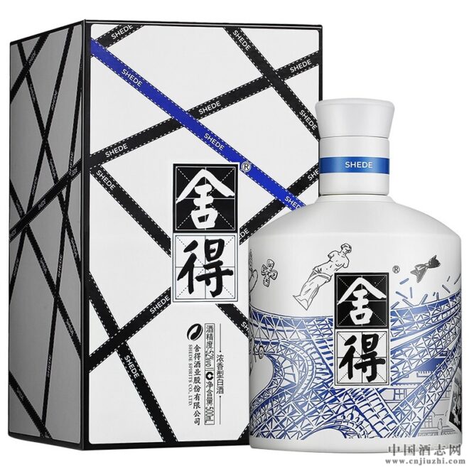 沱牌舍得52度500毫升（致敬中法系列蓝鼎） 产品图