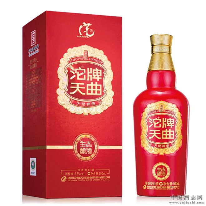 沱牌天曲52度500毫升（生态酿酒） 产品图