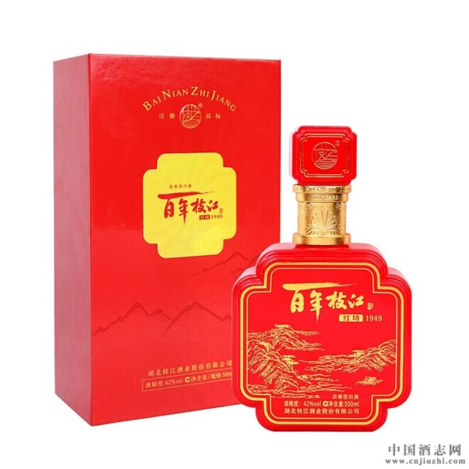 枝江百年枝江42度500毫升（红坊1949） 产品图